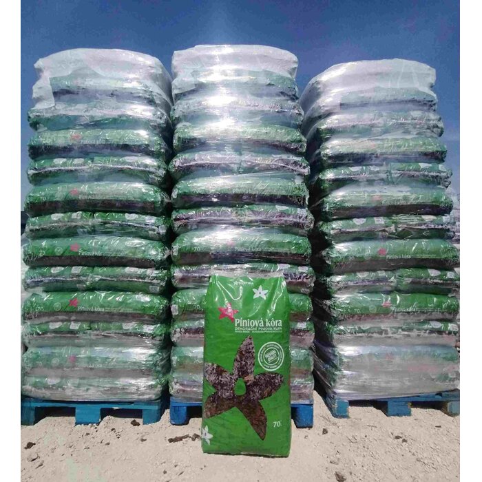 Píniová kôra | Paletový odber | Frakcia 60-100mm | Veľkoobchod