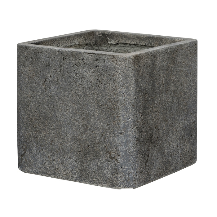 BEAUMONT 03G eko-kompozitný kvetináč - dark grey