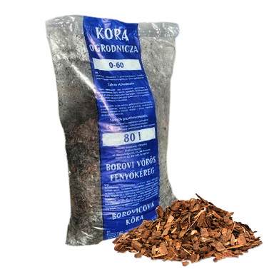 Mulčovacia kôra borovicová 80L 0-60mm