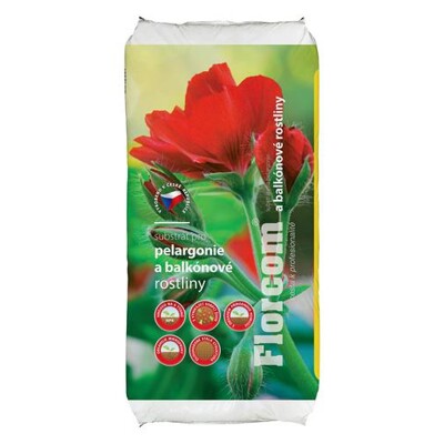 Florcom Substrát pre Balkónové Kvety | S mykorhízou a zeolitom | 6 týždňov výživy | maxgarden.sk