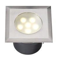 Leda samostatné svietidlo, nerez 316, d=60mm LED 1W teplá biela IP68