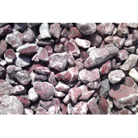 Atlas Red /červená farba/ omieľaný 2-4cm 25kg vrece