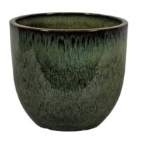 SHANGHAI 10-01DA - drip green (Ø30cm/H27cm)